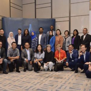 Group photo of the attendees at the Malaysian Roundtable at St. Regis.