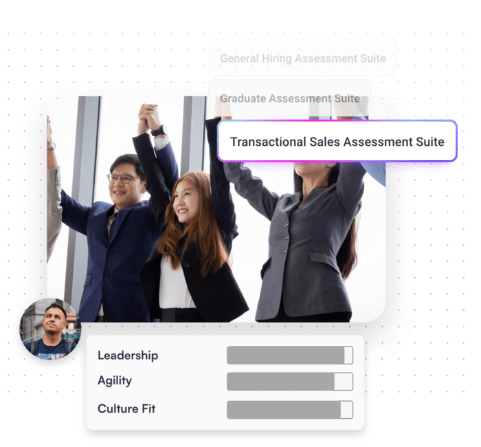 Identify transactional sales leaders by measuring leadership, agility and culture fit for better growth